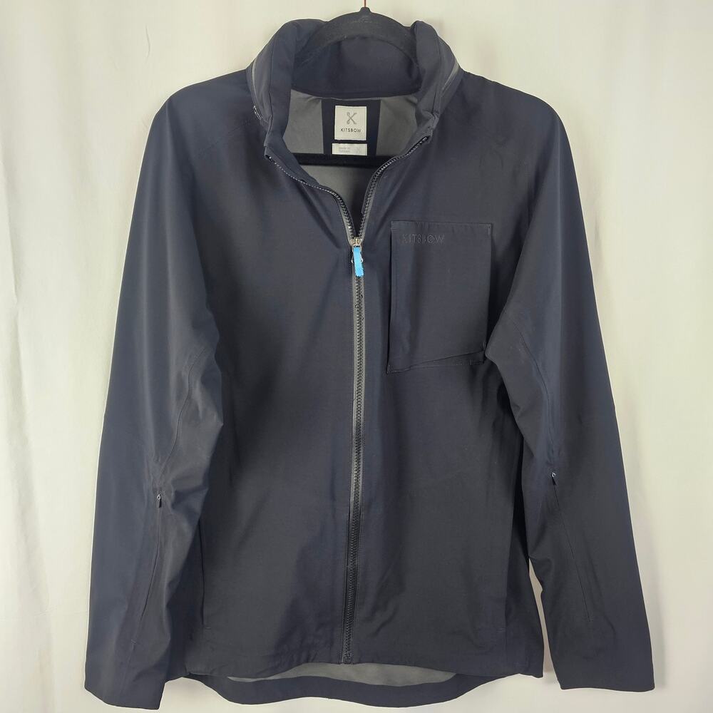 Kitsbow Mens M Model 1151 Cycling Jacket Hooded Softshell Performance Minimalist
